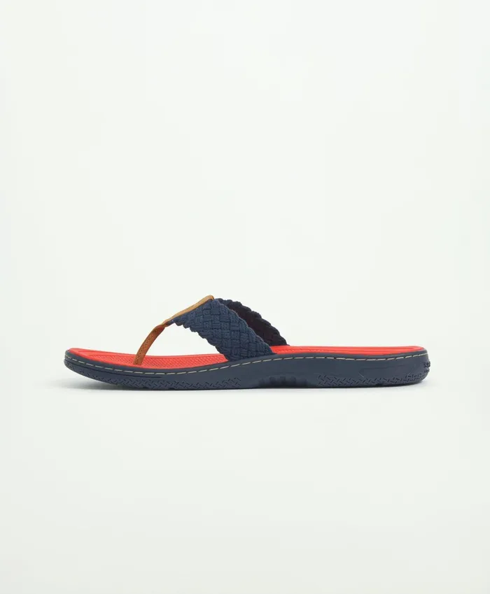 Shoes Men Brooks Brothers Sperry X Brooks Brothers Baitfish Sandal Navy