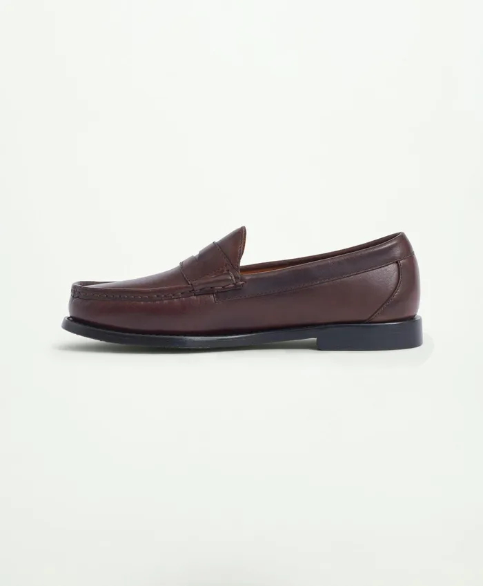Shoes Men Brooks Brothers Westport Penny Loafers Brown