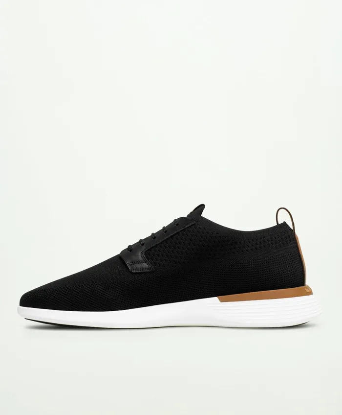 Shoes Men Brooks Brothers Wolf andamp Shepherd Swiftknit Derby Blackwhite