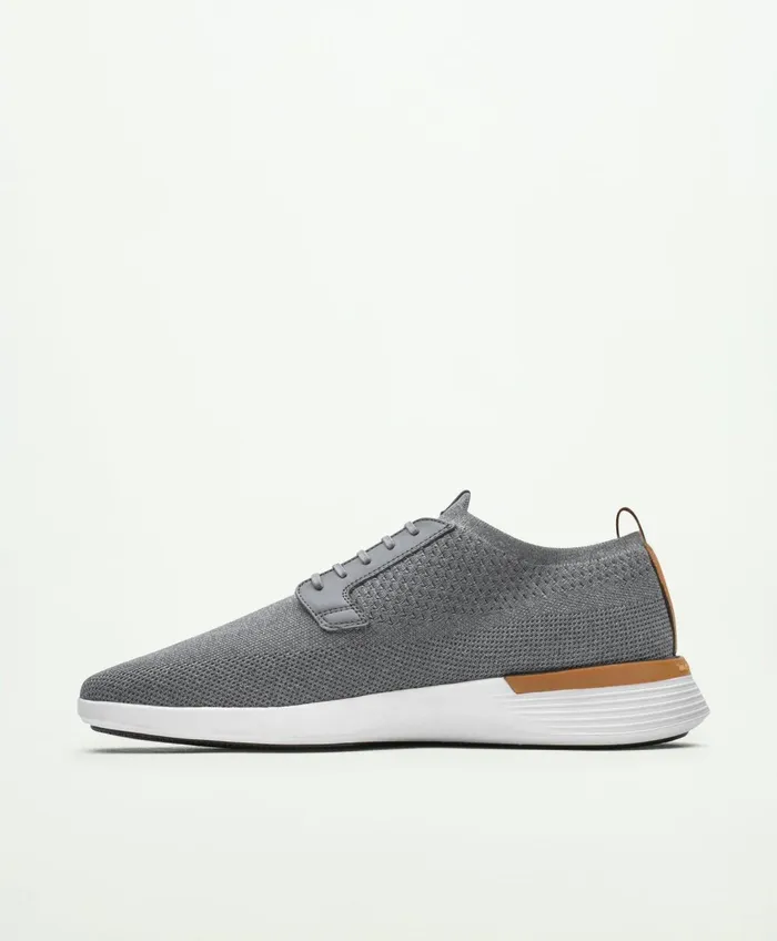 Shoes Men Brooks Brothers Wolf andamp Shepherd Swiftknit Derby Heather Graywhite