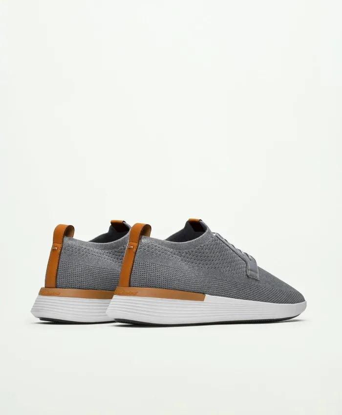 Shoes Men Brooks Brothers Wolf andamp Shepherd Swiftknit Derby Heather Graywhite