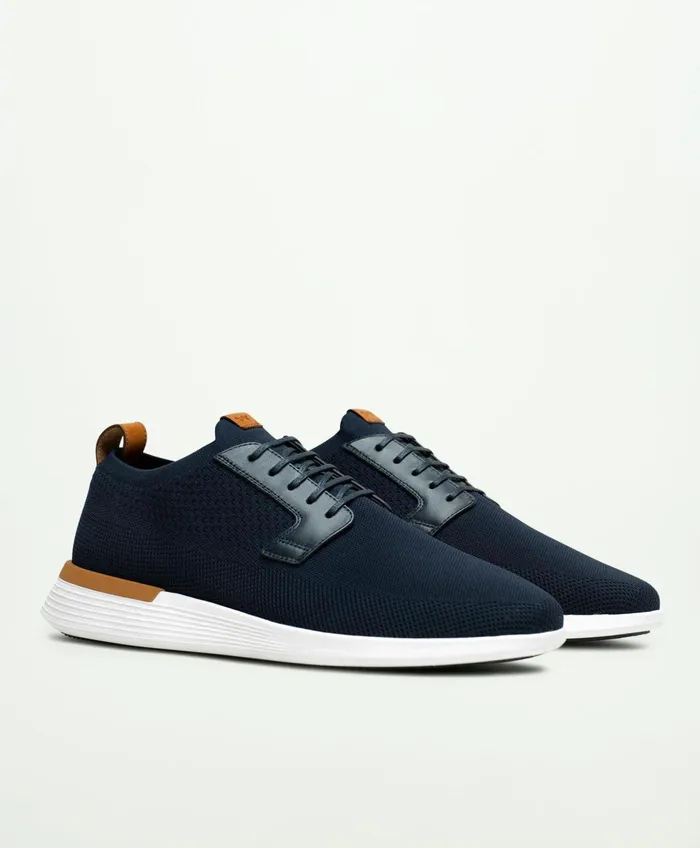 Shoes Men Brooks Brothers Wolf andamp Shepherd Swiftknit Derby Navywhite