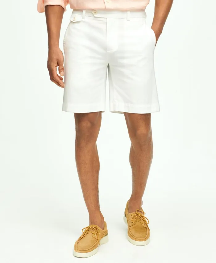 Shorts andamp Swimwear Men Brooks Brothers 9and034 Stretch Supima Cotton Poplin Shorts White Shorts andamp Swimwear Men Brooks Brothers 9and034 Stretch Supima Cotton Poplin Shorts White