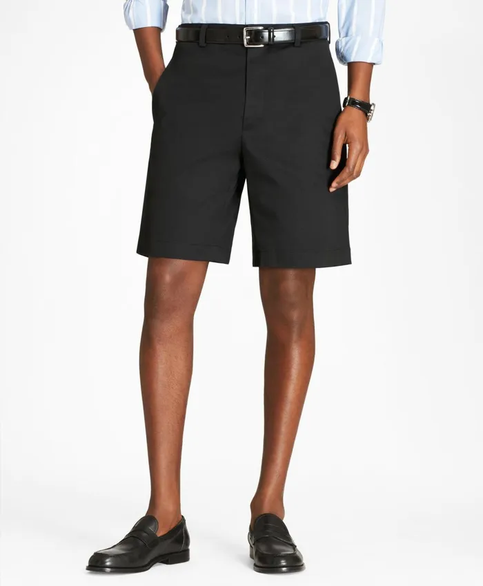 Shorts andamp Swimwear Men Brooks Brothers Advantage Chino Shorts Black