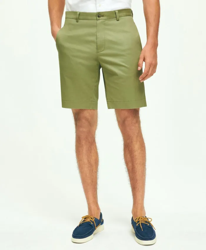 Shorts andamp Swimwear Men Brooks Brothers Advantage Chino Shorts Green