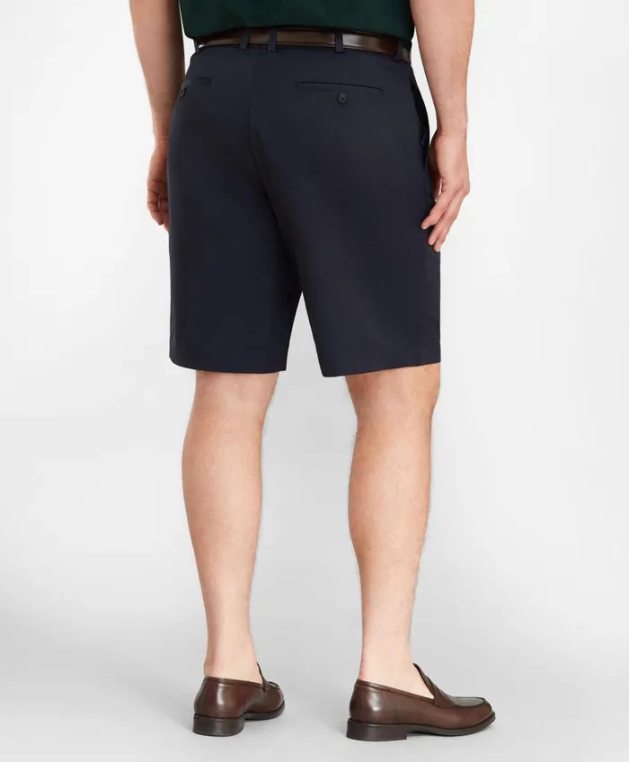 Shorts andamp Swimwear Men Brooks Brothers Big andamp Tall Flat Front Stretch Advantage Chino Shorts Navy