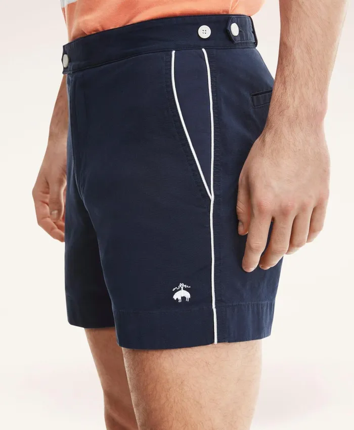 Shorts andamp Swimwear Men Brooks Brothers Canvas Tennis Shorts Navy