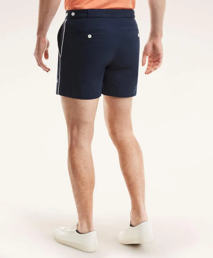 Shorts andamp Swimwear Men Brooks Brothers Canvas Tennis Shorts Navy