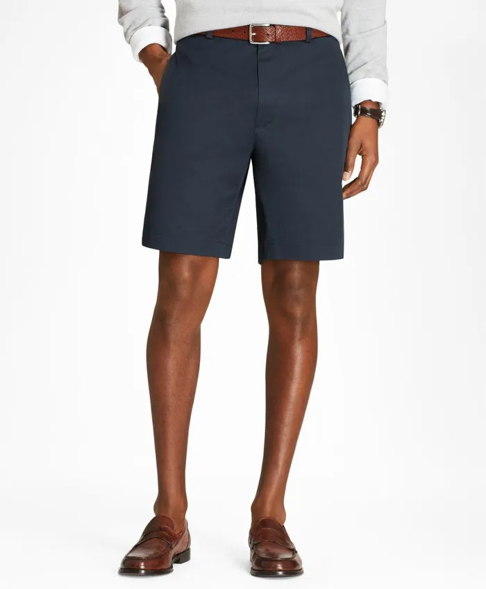 Shorts andamp Swimwear Men Brooks Brothers Flat Front Stretch Advantage Chino Shorts Navy Shorts andamp Swimwear Men Brooks Brothers Flat Front Stretch Advantage Chino Shorts Navy