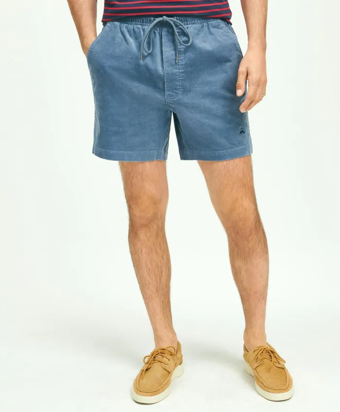 Shorts andamp Swimwear Men Brooks Brothers Stretch Cotton Drawstring Friday 15Wale Corduroy Shorts Blue Shorts andamp Swimwear Men Brooks Brothers Stretch Cotton Drawstring Friday 15Wale Corduroy Shorts Blue