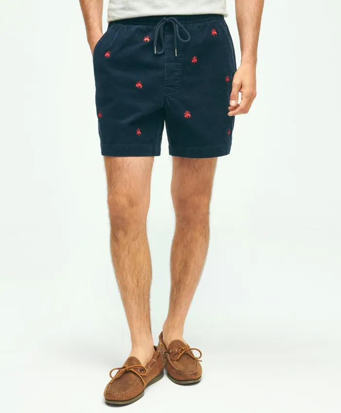 Shorts andamp Swimwear Men Brooks Brothers Stretch Cotton Logo Embroidered Drawstring Friday Corduroy Shorts Dark Blue Shorts andamp Swimwear Men Brooks Brothers Stretch Cotton Logo Embroidered Drawstring Friday Corduroy Shorts Dark Blue