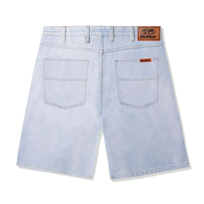 Shorts Men Butter Goods Baggy Denim Shorts Light Blue