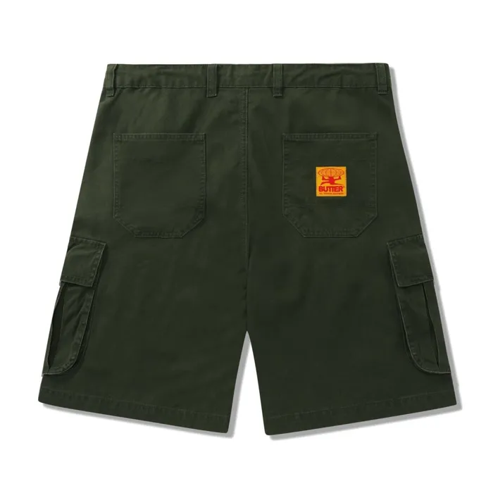 Shorts Men Butter Goods Field Cargo Shorts Forest Green Shorts Men Butter Goods Field Cargo Shorts Forest Green