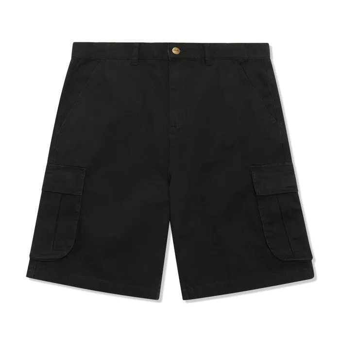Shorts Men Butter Goods Field Cargo Shorts Washed Black