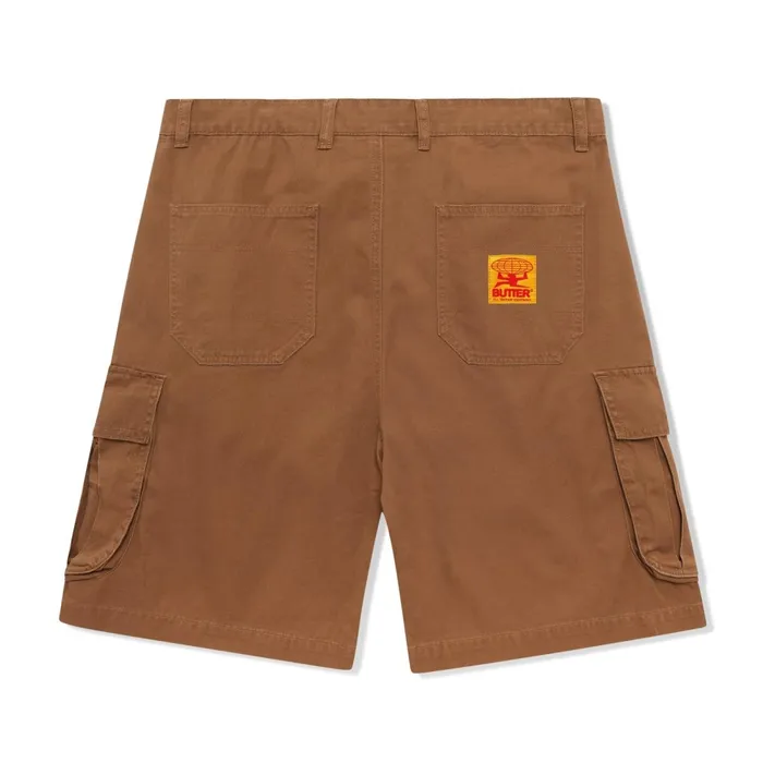 Shorts Men Butter Goods Field Cargo Shorts Washed Rust Shorts Men Butter Goods Field Cargo Shorts Washed Rust