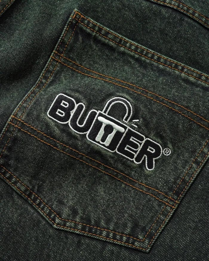Shorts Men Butter Goods Lock Denim Shorts Washed Ivy Shorts Men Butter Goods Lock Denim Shorts Washed Ivy