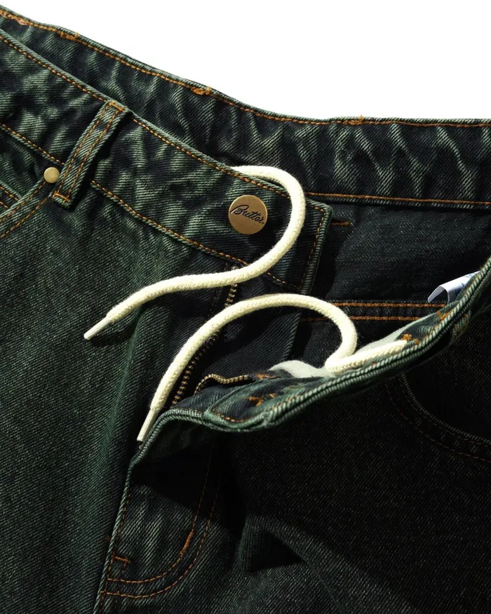 Shorts Men Butter Goods Lock Denim Shorts Washed Ivy Shorts Men Butter Goods Lock Denim Shorts Washed Ivy