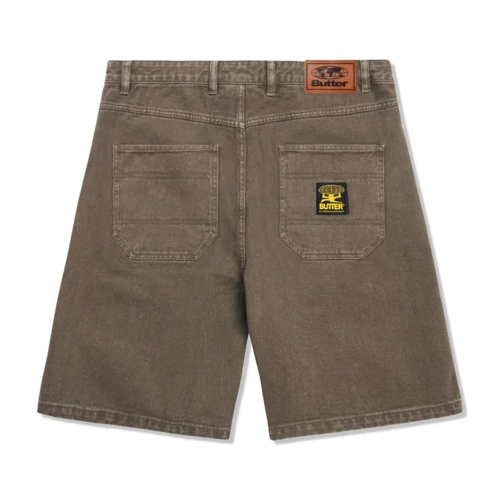 Shorts Men Butter Goods Patch Pocket Denim Shorts Sandalwood Shorts Men Butter Goods Patch Pocket Denim Shorts Sandalwood