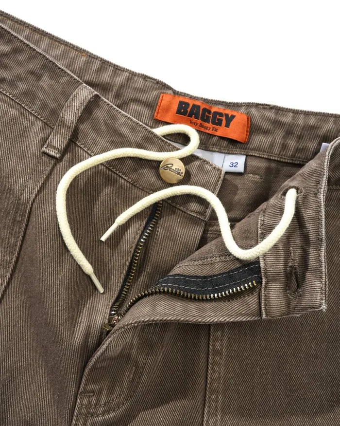 Shorts Men Butter Goods Patch Pocket Denim Shorts Sandalwood Shorts Men Butter Goods Patch Pocket Denim Shorts Sandalwood