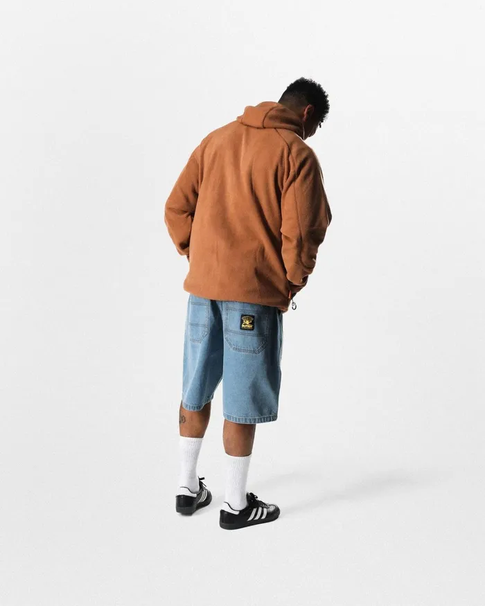 Shorts Men Butter Goods Patch Pocket Denim Shorts Washed Indigo