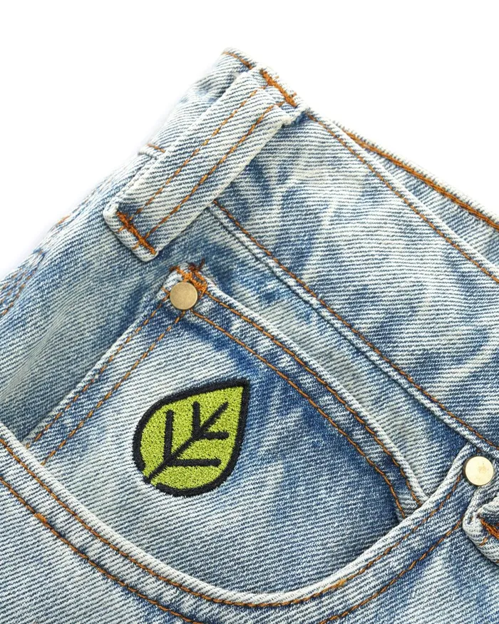 Shorts Men Butter Goods Weathergear Denim Shorts Faded Light Wash