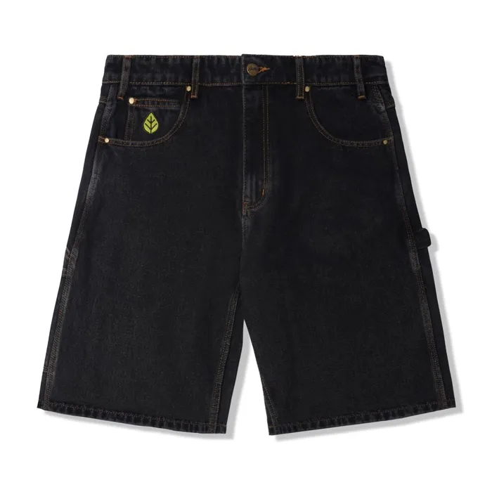 Shorts Men Butter Goods Weathergear Denim Shorts Washed Black