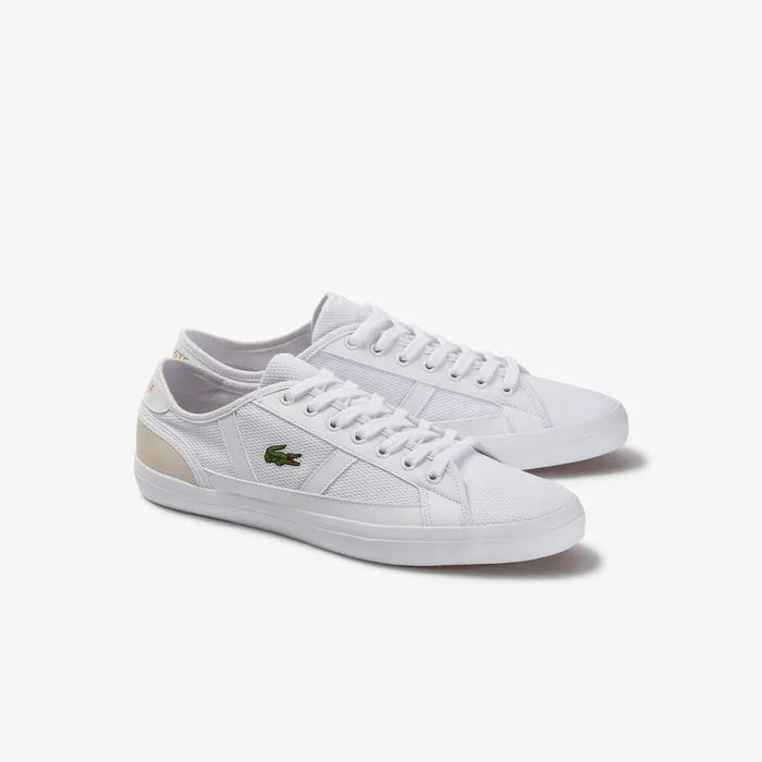 Sideline Textile Sneakers WhtOff Wht Mens Lacoste Sneakers Gift Ideas