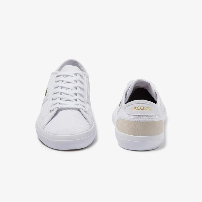 Sideline Textile Sneakers WhtOff Wht Mens Lacoste Sneakers Gift Ideas