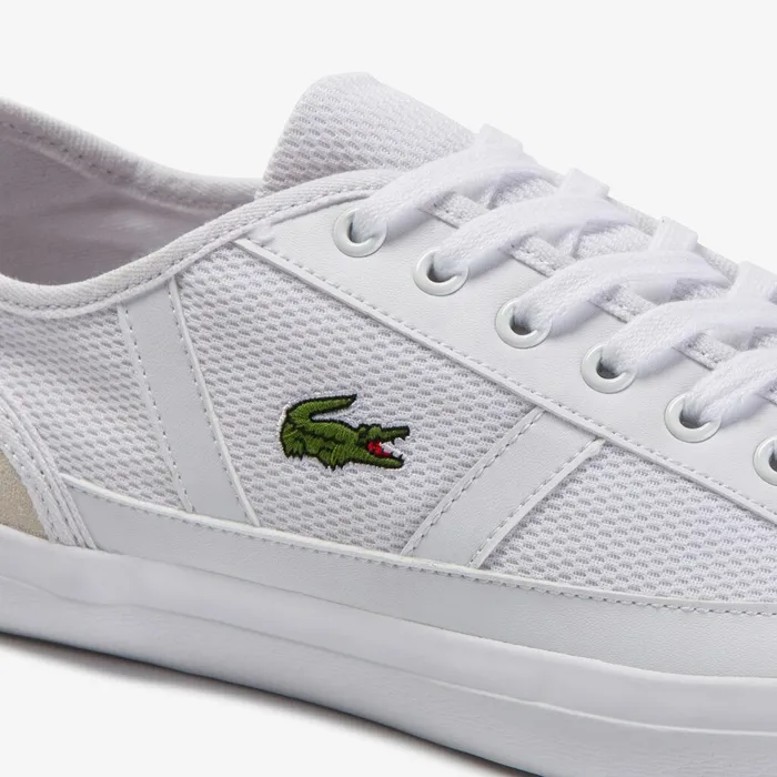 Sideline Textile Sneakers WhtOff Wht Mens Lacoste Sneakers Gift Ideas