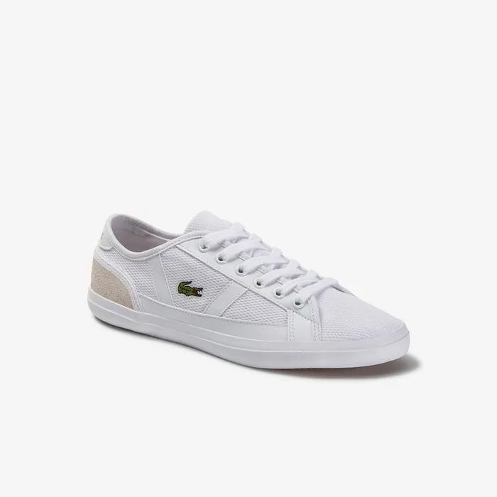 Sideline Textile Sneakers WhtOff Wht Womens Lacoste Sneakers Online Store