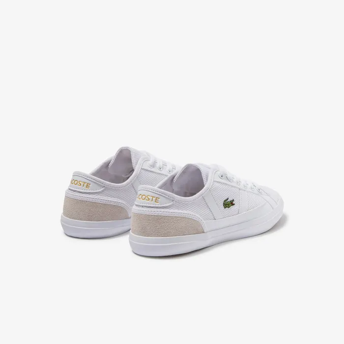 Sideline Textile Sneakers WhtOff Wht Womens Lacoste Sneakers Online Store