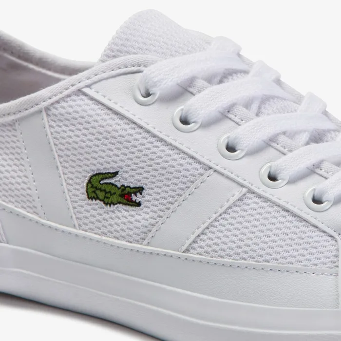 Sideline Textile Sneakers WhtOff Wht Womens Lacoste Sneakers Online Store