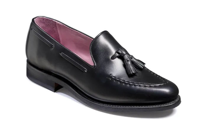 Sienna 8211 Black Calf Womens Barker Shoes Loafers