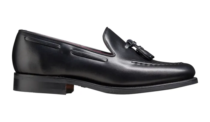 Sienna 8211 Black Calf Womens Barker Shoes Loafers