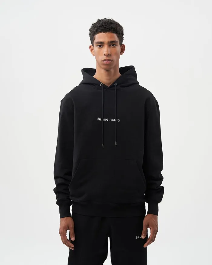 Signature Hoodie Black MenWomen Filling Pieces Hoodies and Sweatshirts