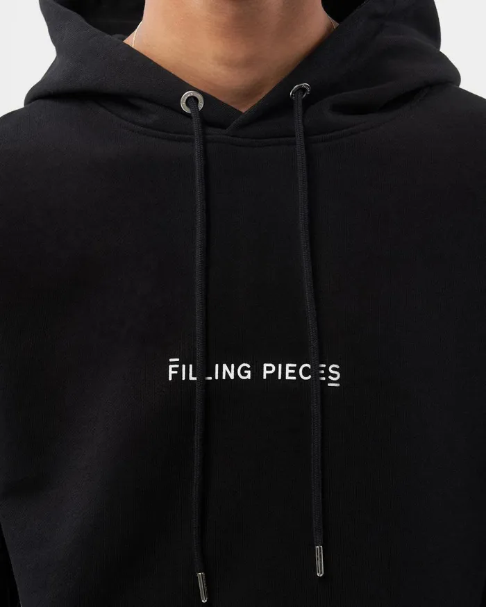 Signature Hoodie Black WomenMen Filling Pieces Hoodies and Sweatshirts