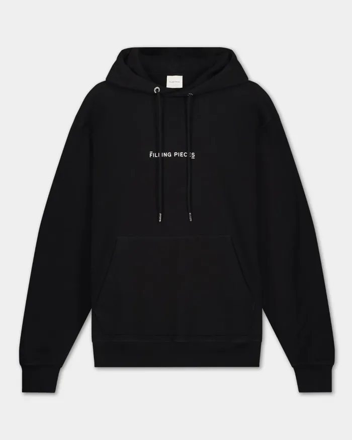 Signature Hoodie Black WomenMen Filling Pieces Hoodies and Sweatshirts