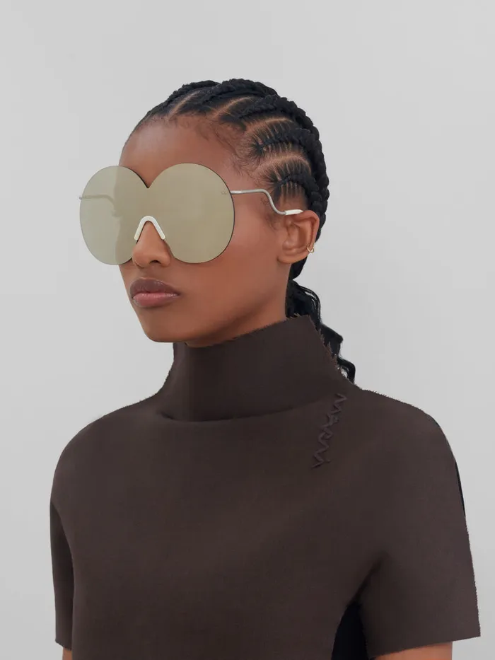 Silver Odrius Sunglasses WomenMen Marni Sunglasses