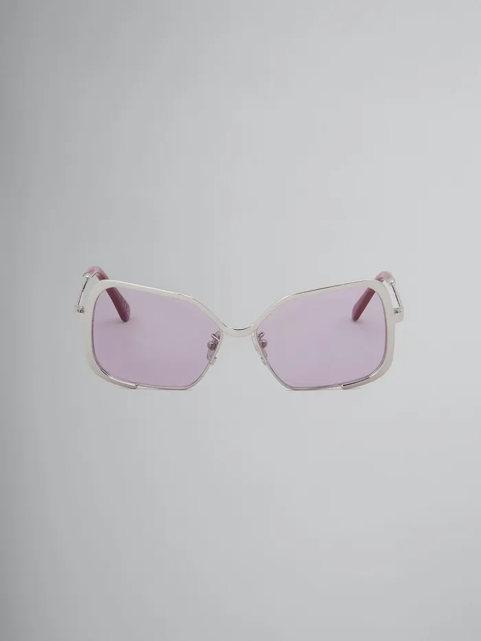 Silver Unila Sunglasses WomenMen Marni Sunglasses