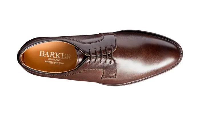 Skye 8211 Brown Grain Mens Barker Shoes Derbys