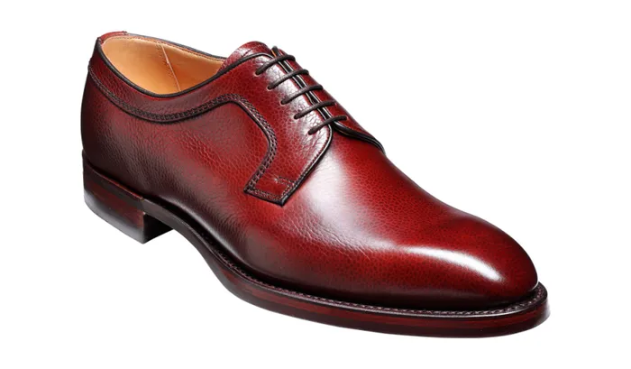 Skye 8211 Cherry Grain Mens Barker Shoes Derbys