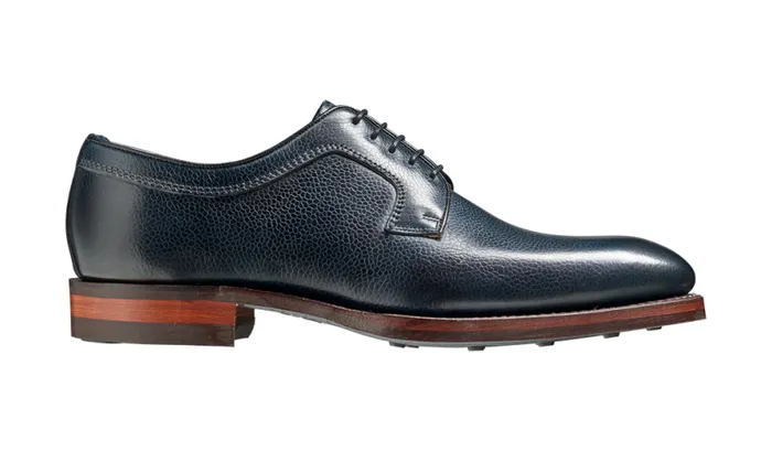 Skye 8211 Navy Grain Mens Barker Shoes Derbys