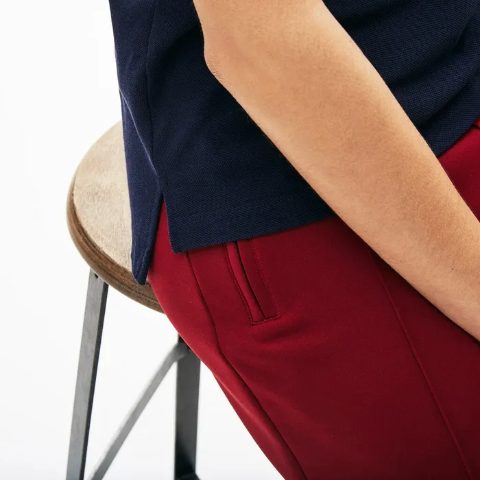 Slim Fit Cotton Petit Piqu Polo Navy Blue Womens Lacoste Polos Casaul