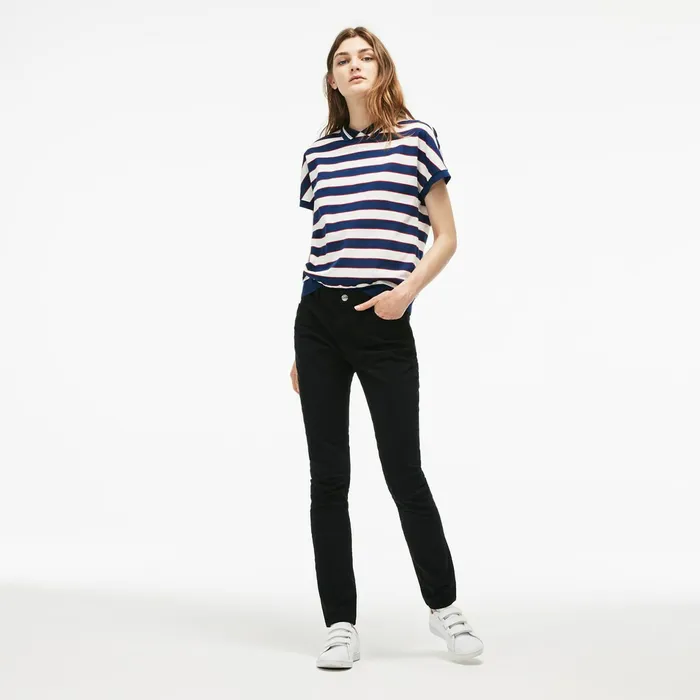 Slim Fit Stretch Cotton Denim Jeans Black Womens Lacoste Pants and Shorts Gift 4 You Slim Fit Stretch Cotton Denim Jeans Black Womens Lacoste Pants and Shorts Gift 4 You
