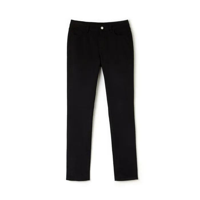 Slim Fit Stretch Cotton Denim Jeans Black Womens Lacoste Pants and Shorts Gift 4 You