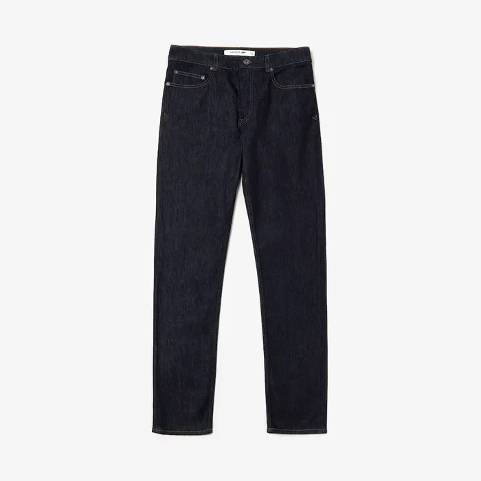 Slim Fit Stretch Denim 5Pocket Jeans Grey Mens Lacoste Pants and Shorts USA