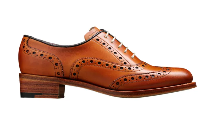 Sloane 8211 Cedar Calf Womens Barker Shoes Brogues