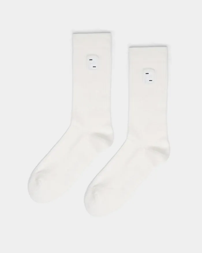 Socks Patch White MenWomen Filling Pieces Socks