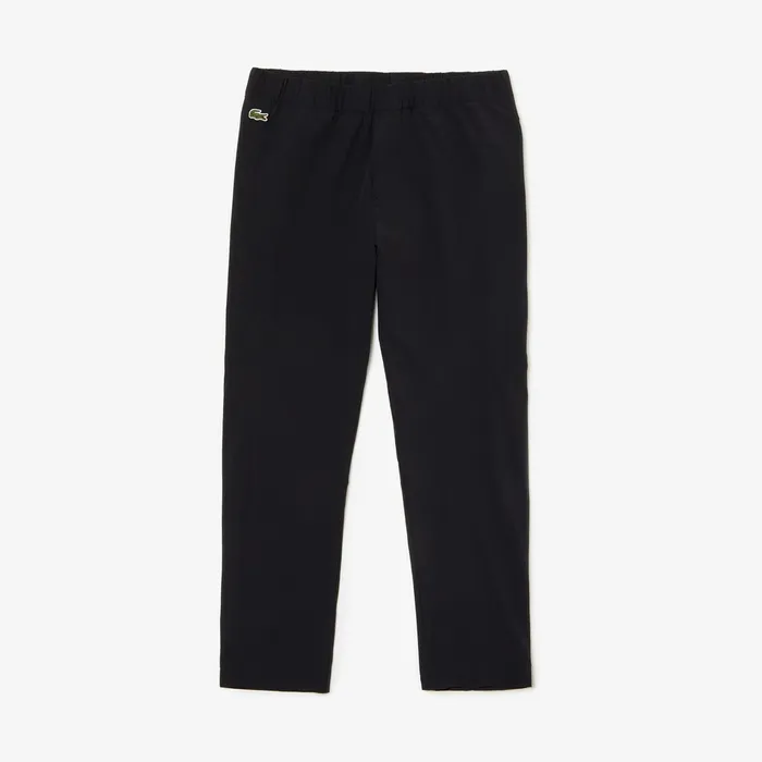 SPORT Breathable Stretch Sweatpants Black Mens Lacoste Tracksuits Shop Online