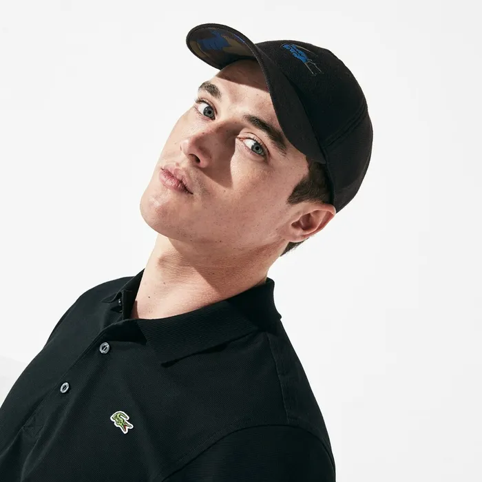 SPORT CamoCroc Cap BlackBlueKhaki Green Mens Lacoste Caps and Hats Casaul